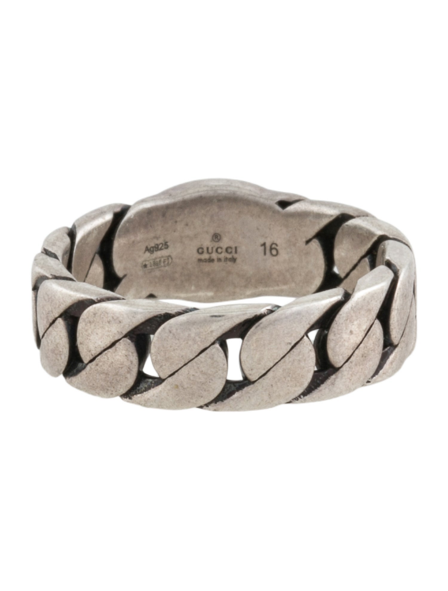 Gucci Enamel Interlocking G Ring